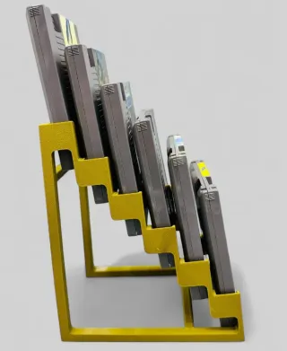 Soporte Expositor 6 juegos NES sin funda PET