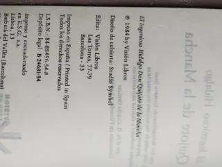 El Ingenioso hidalgo Don Quijote de la Mancha