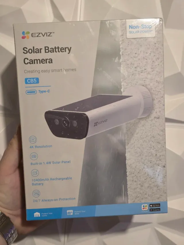 Cámara Solar EZVIZ CB5 4K Nueva