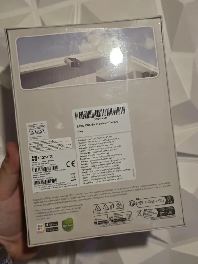 Cámara Solar EZVIZ CB5 4K Nueva