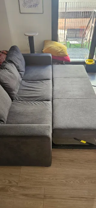 Sofá Cama Gris 3 Plazas