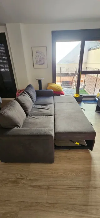 Sofá Cama Gris 3 Plazas