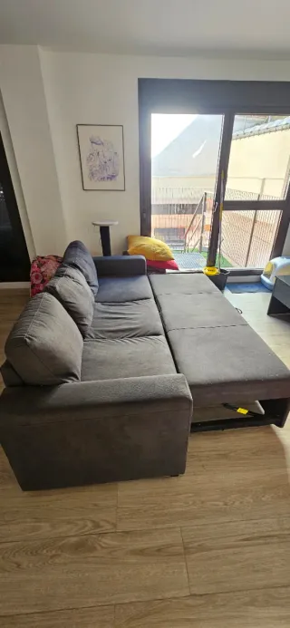 Sofá Cama Gris 3 Plazas