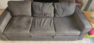 Sofá Cama Gris 3 Plazas