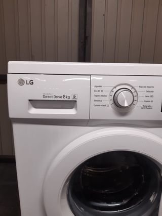 Lavadora LG Direct Drive 8kg trasporte incluido