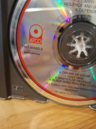 Manowar Fighting The World CD Heavy Metal