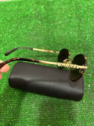 Gafas Chanel Marrón y Dorado