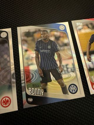 Pack 3 Cromos Topps UCL (Inter, PSG, Eintracht)