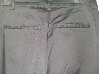 Pantalón de tela mujer negro