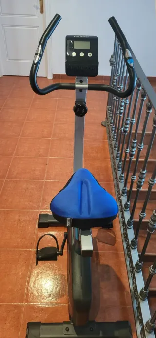 Bicicleta Estática Drumfit Azul