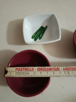 Set 3 ciotoline ceramica