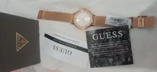 Reloj Guess Mujer Dorado y Blanco