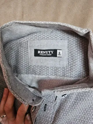Camisa caballero RENUTY usada un día.  Costó 30 e.