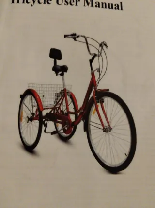 Triciclo para adultos blanco