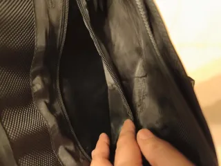 Bolso unisex trabajo/colegio negro/gris