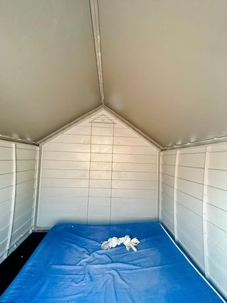 Caseta para perro de plástico