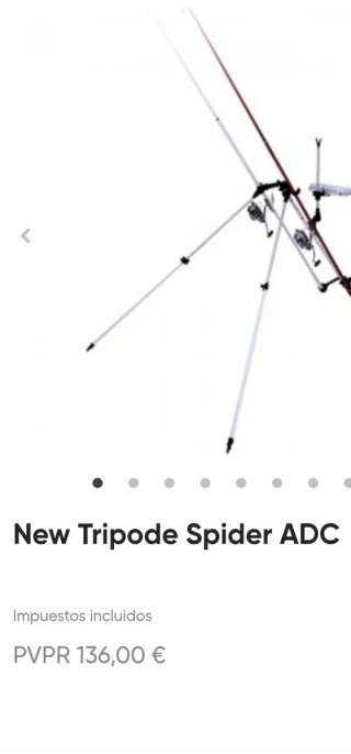 Trípode Competicion Pesca ADC SPIDER SURFCASTING