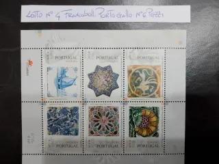Lotto 4 Francobolli Portogallo