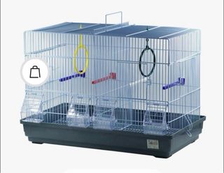 Jaula doble para pájaros nueva