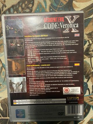 Resident Evil Code Veronica X PS2 Platinum