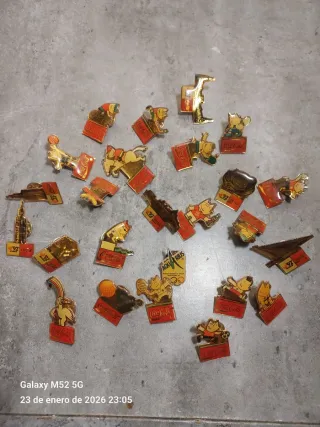 Lote de 25 Pins Coca Cola Cobi Olimpiadas 92
