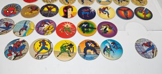 Tazos Spiderman Bimbo 1995 Caps Marvel Spider Man