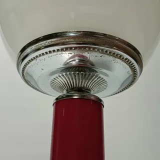 LAMPARA SOBREMESA ROJA 60S