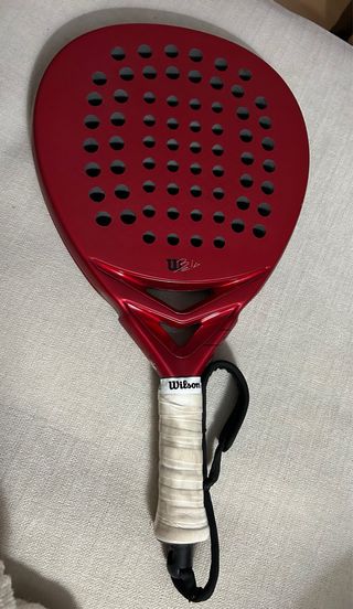 Pala Padel Wilson Elite V2 Bela