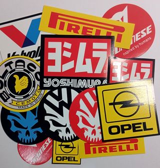 Pack de 2 pegatinas de vinilo KTM