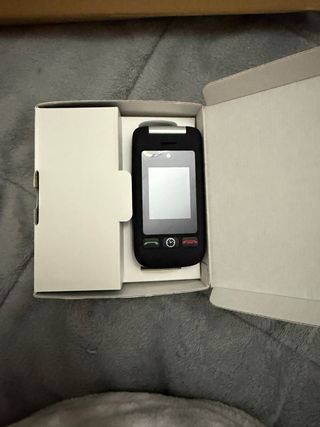 Móvil para personas Mayores Negro.