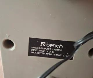 Minicadena Bench CD, Radio y Cassette