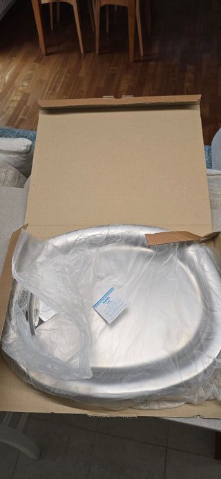 Piatto da portata Alessi acciaio inox