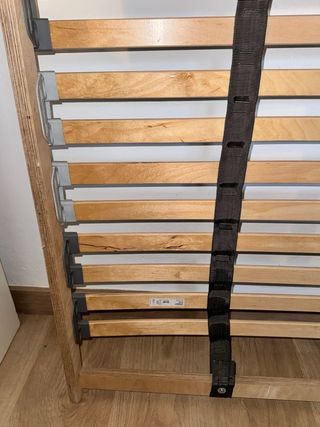 Somier de láminas madera y plástico