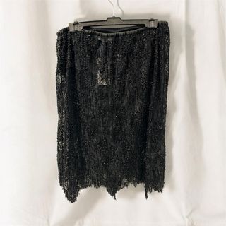 Falda Mango encaje abalorios