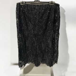 Falda Mango encaje abalorios