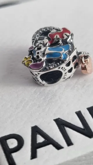 Pandora Disney Lilo Stitch Corazón Charm