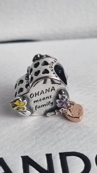 Pandora Disney Lilo Stitch Corazón Charm
