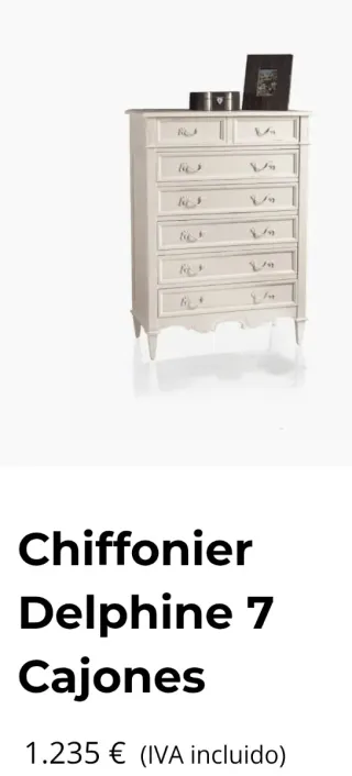 Mueble de salón estilo francés.