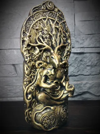 Scultura Baphomet Cernunnos Goth
