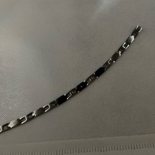 Bracciale Stroili Uomo Acciaio Nero Argento