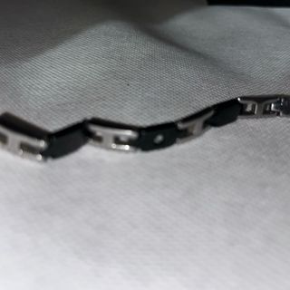 Bracciale Stroili Uomo Acciaio Nero Argento