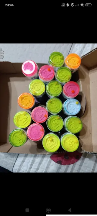 Bolle di sapone colorate