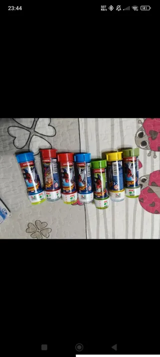 Bolle di sapone colorate