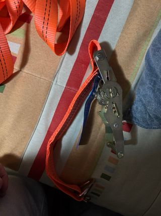 4 cinchas de sujeción 6 metros