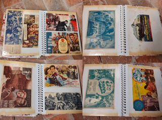 Lote sellos, postales cine, estampas...