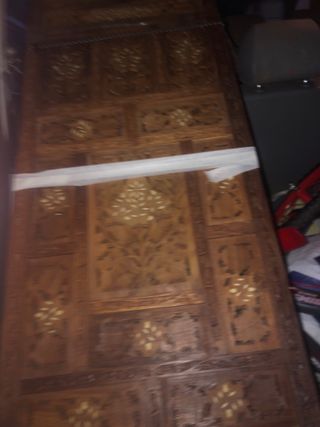 Biombo de madera tallada a mano