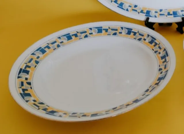 Bandeja porcelana diseño geométrico
