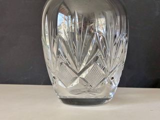 Botella cristal tallado con tapón