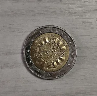 2€ commemorativa Tedesca Carlo Magno 2023