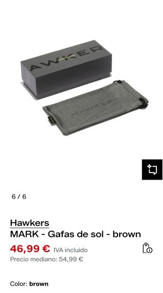 Gafas de sol Hawkers beige nuevas